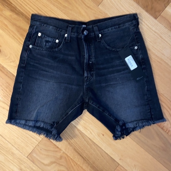 NWT EDWIN Cai 7” short w/vented hem, size 30 color irony, sold at Free People - Picture 3 of 8